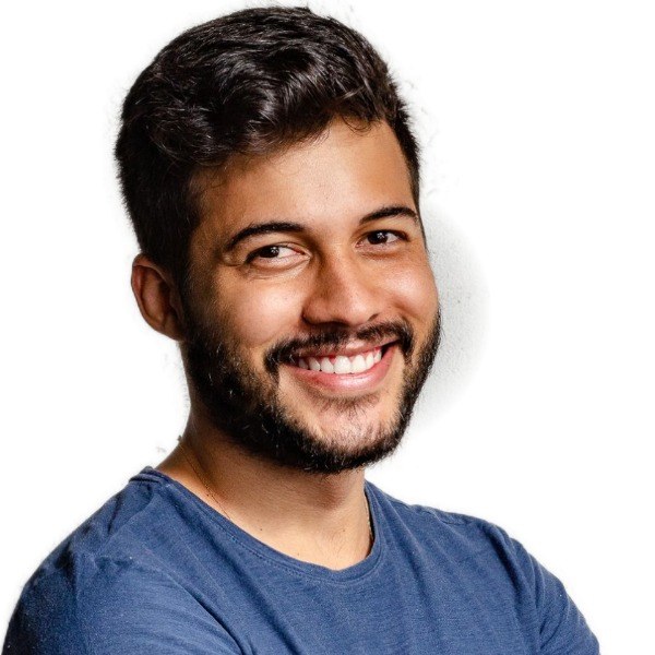 The same person on a plain white background, cropped for a passport photo